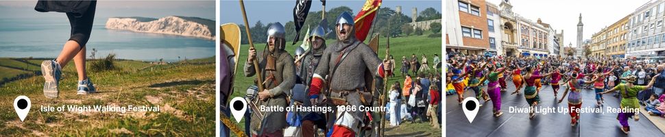 Events across South East England